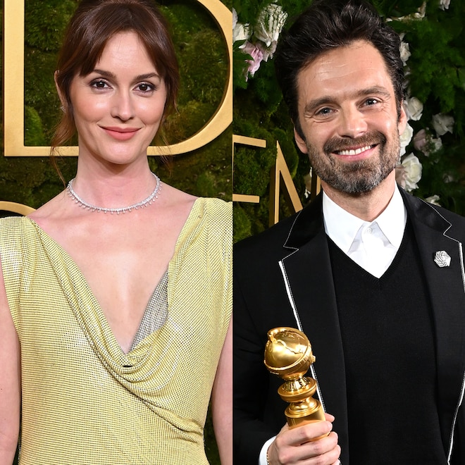 Golden Globes: See Leighton Meester React to Ex Sebastian Stan's Win
